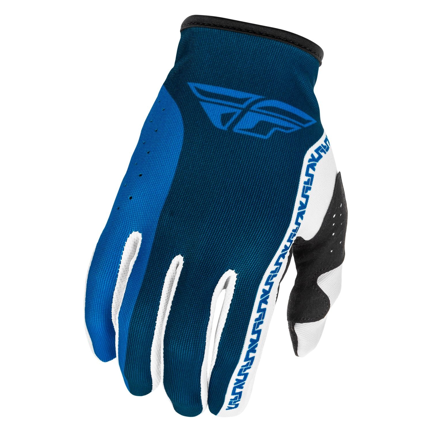 Fly Racing 2026 Motocross Gloves Lite Youth Blue White